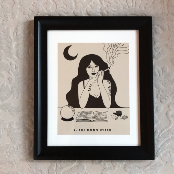 Moon Witch Framed Art Print - Picture 2 of 7
